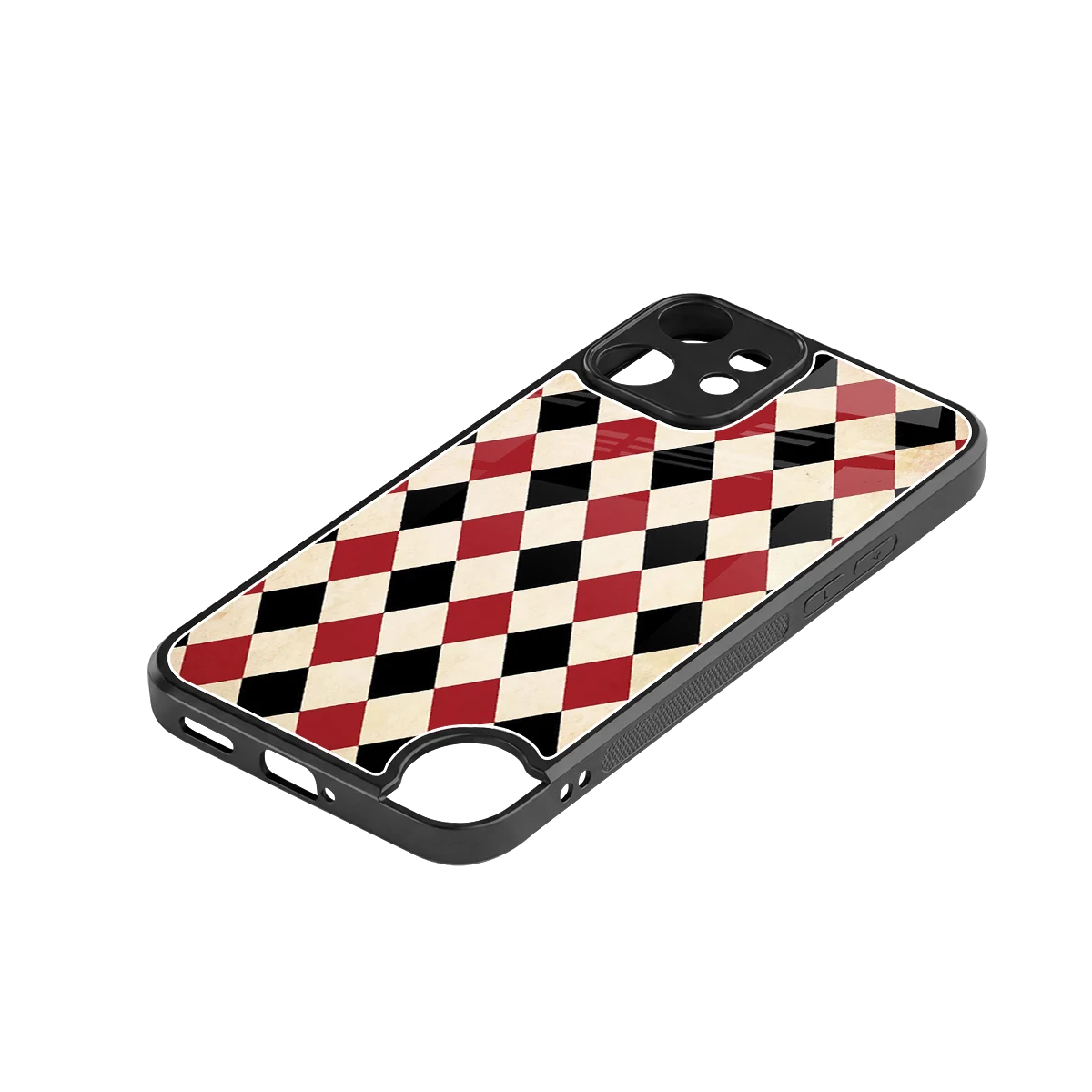 Crimson Edge stylish phone case for cmf nothing phone 2 pro | glossy glass and slim fit