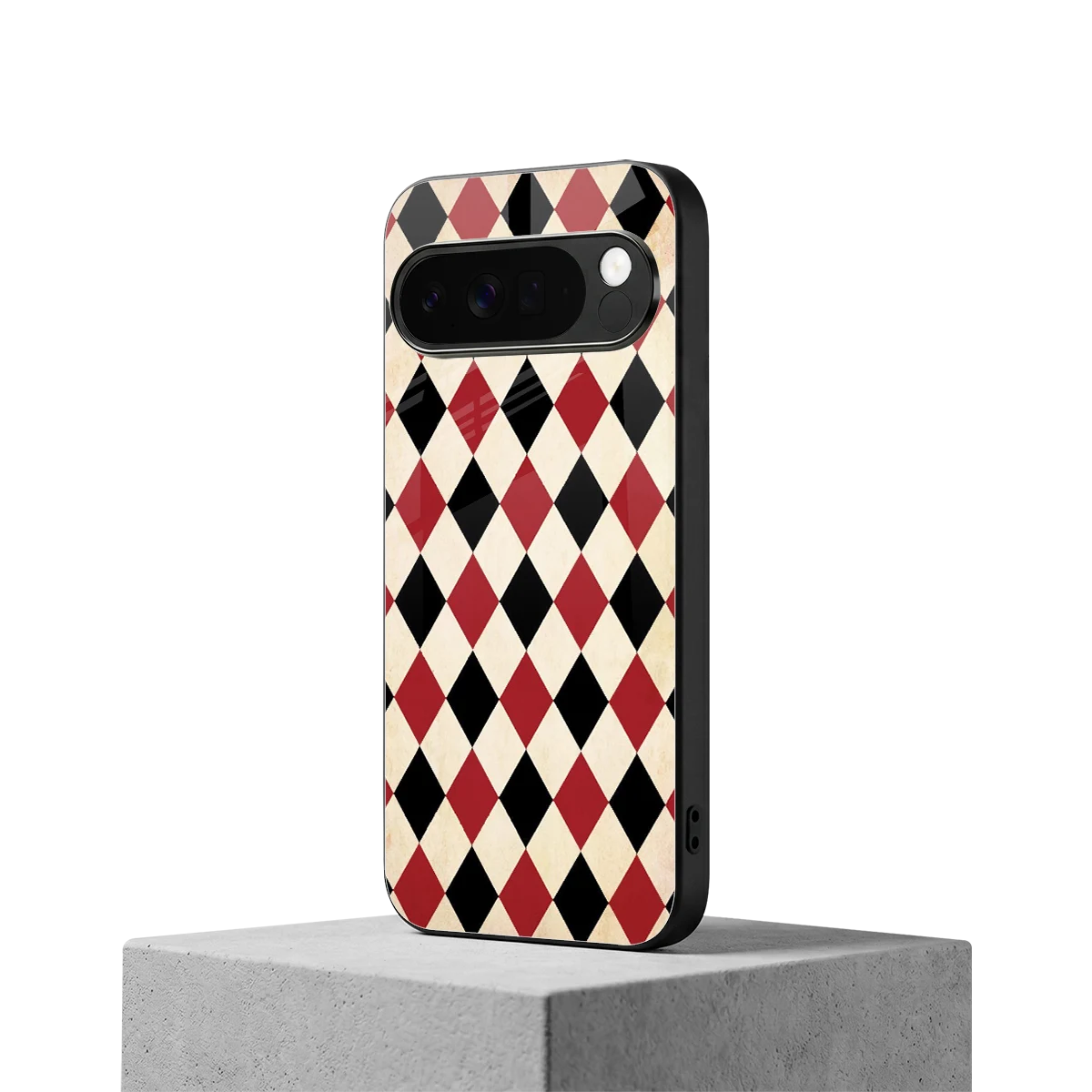Crimson Edge google pixel 10 pro xl mobile cover | shockproof glass phone case