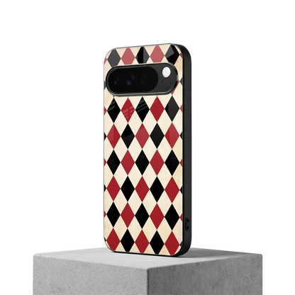 Crimson Edge google pixel 10 pro xl mobile cover | shockproof glass phone case