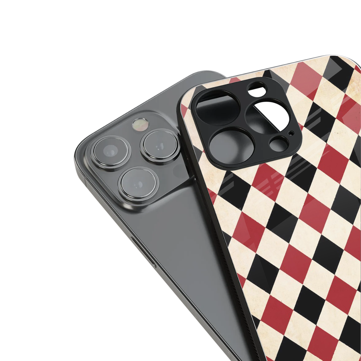 Crimson Edge Phone Case for Iphone 16 | Glass Case