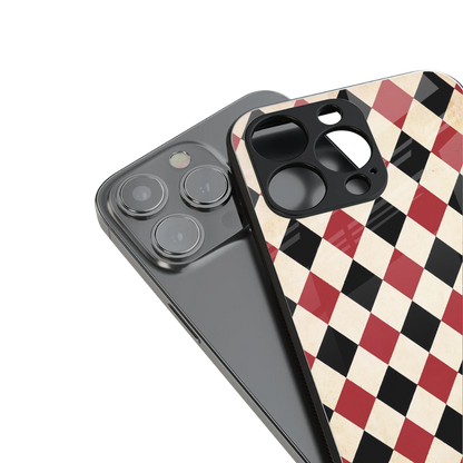 Crimson Edge Phone Case for Iphone 16 | Glass Case