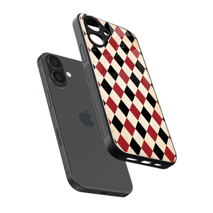 Crimson Edge Phone Case for Iphone 16 | Glass Case