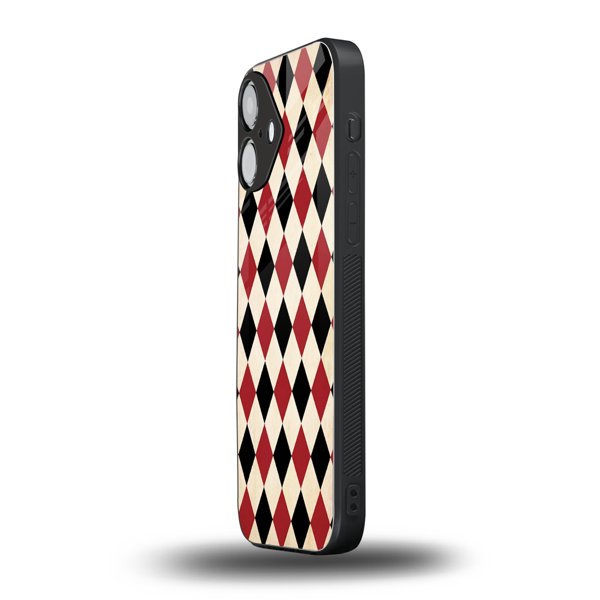 Crimson Edge Phone Case for Iphone 16 | Glass Case
