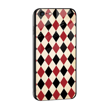 Crimson Edge sleek iphone 6s cover with tempered glass back and TPU edges