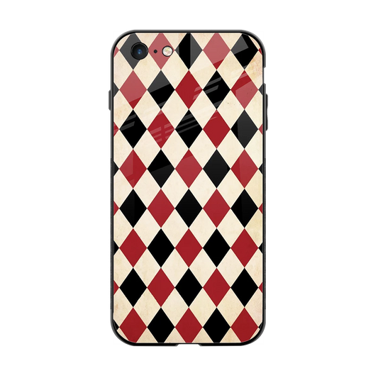 Crimson Edge back phone cover | glass case for iphone 6