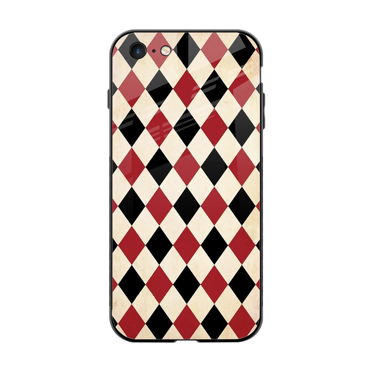 Crimson Edge back phone cover | glass case for iphone 6s plus