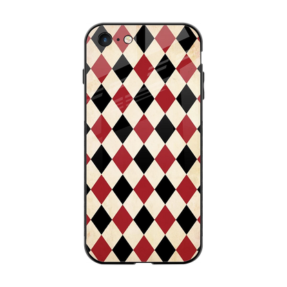 Crimson Edge back phone cover | glass case for iphone 7