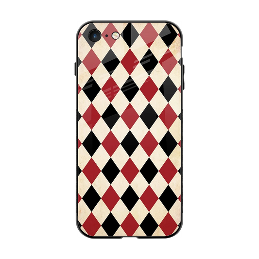 Crimson Edge back phone cover | glass case for iphone 7