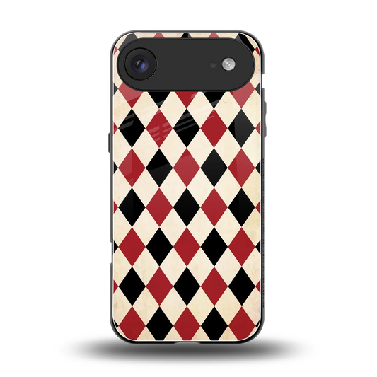 Crimson Edge back phone cover | glass case for iphone air