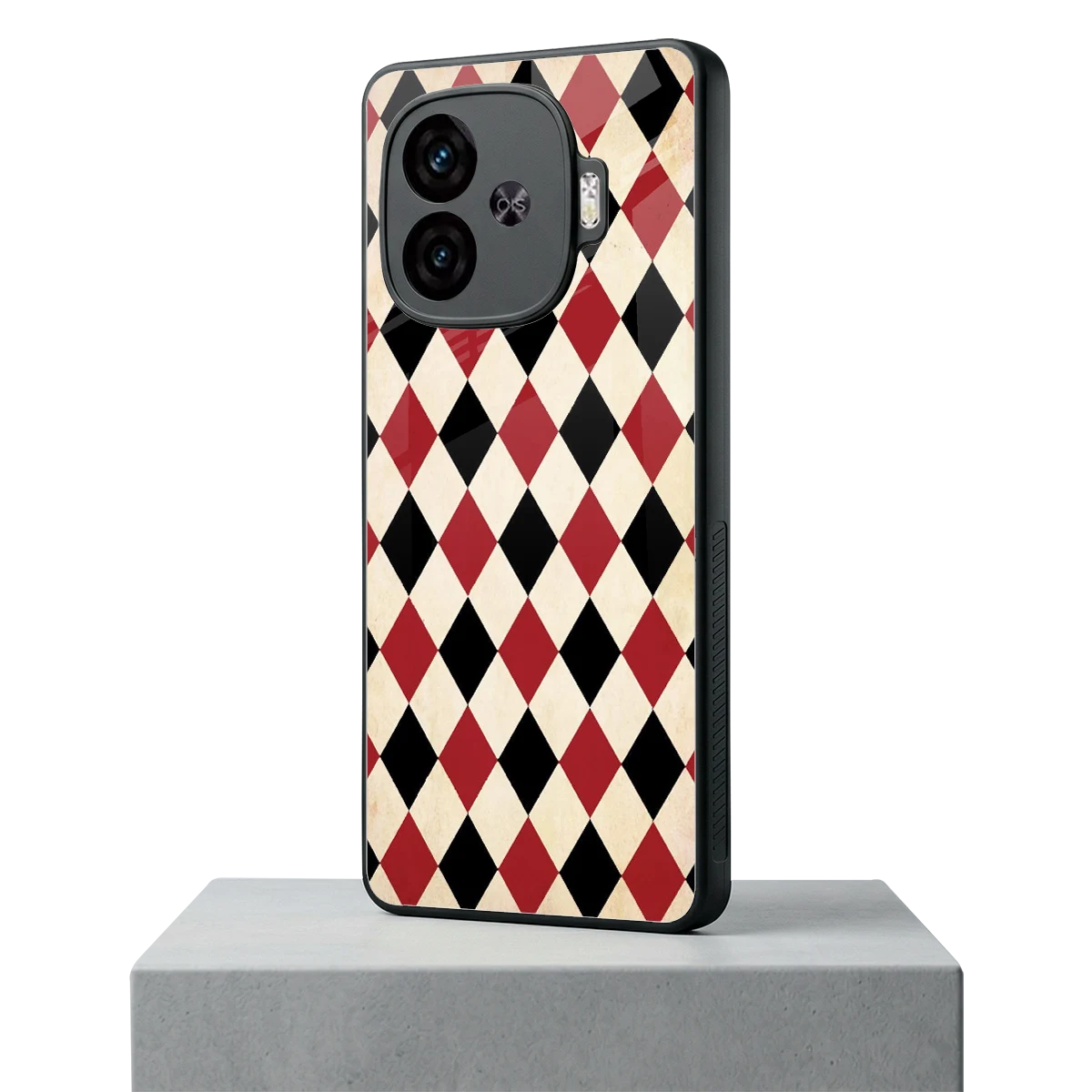 Crimson Edge iqoo neo 10r 5g mobile cover | shockproof glass phone case
