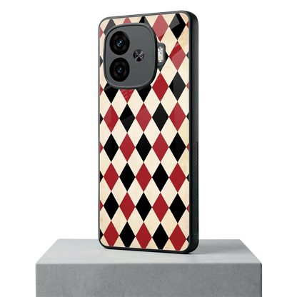 Crimson Edge iqoo neo 10r 5g mobile cover | shockproof glass phone case