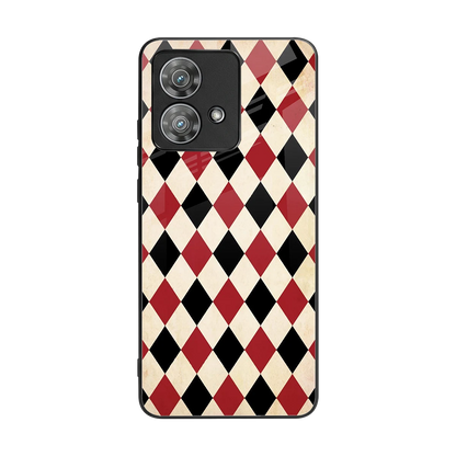 Crimson Edge back phone cover | glass case for motorola edge 40 neo 5g