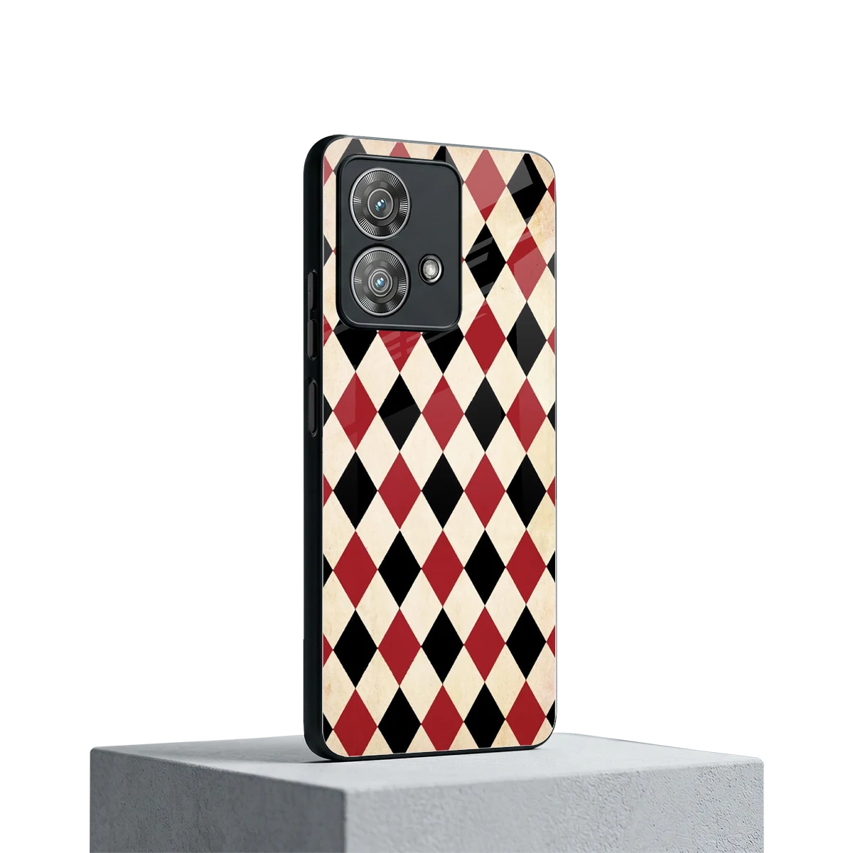 Crimson Edge motorola edge 40 neo 5g mobile cover | shockproof glass phone case