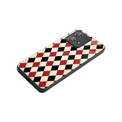 Crimson Edge stylish phone case for motorola edge 40 neo 5g | glossy glass and slim fit