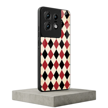 Crimson Edge motorola edge 50 pro mobile cover | shockproof glass phone case