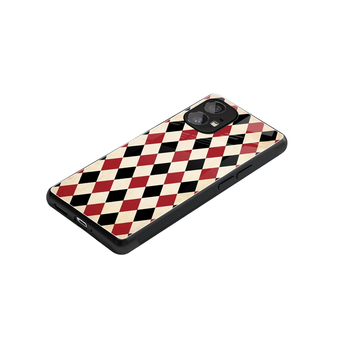 Crimson Edge stylish phone case for nothing phone 1 | glossy glass and slim fit