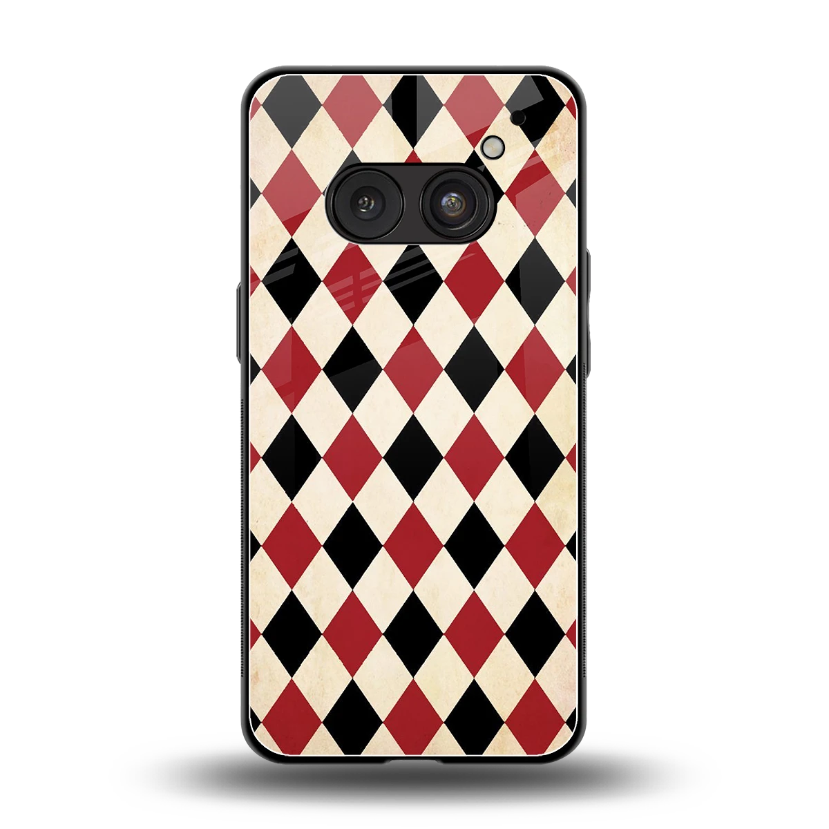 Crimson Edge back phone cover | glass case for nothing phone 2a