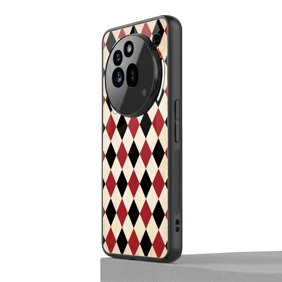 Crimson Edge nothing phone 3a pro mobile cover | shockproof glass phone case