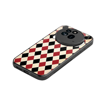 Crimson Edge stylish phone case for nothing phone 3a pro | glossy glass and slim fit