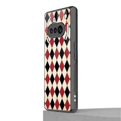Crimson Edge nothing phone 3a mobile cover | shockproof glass phone case