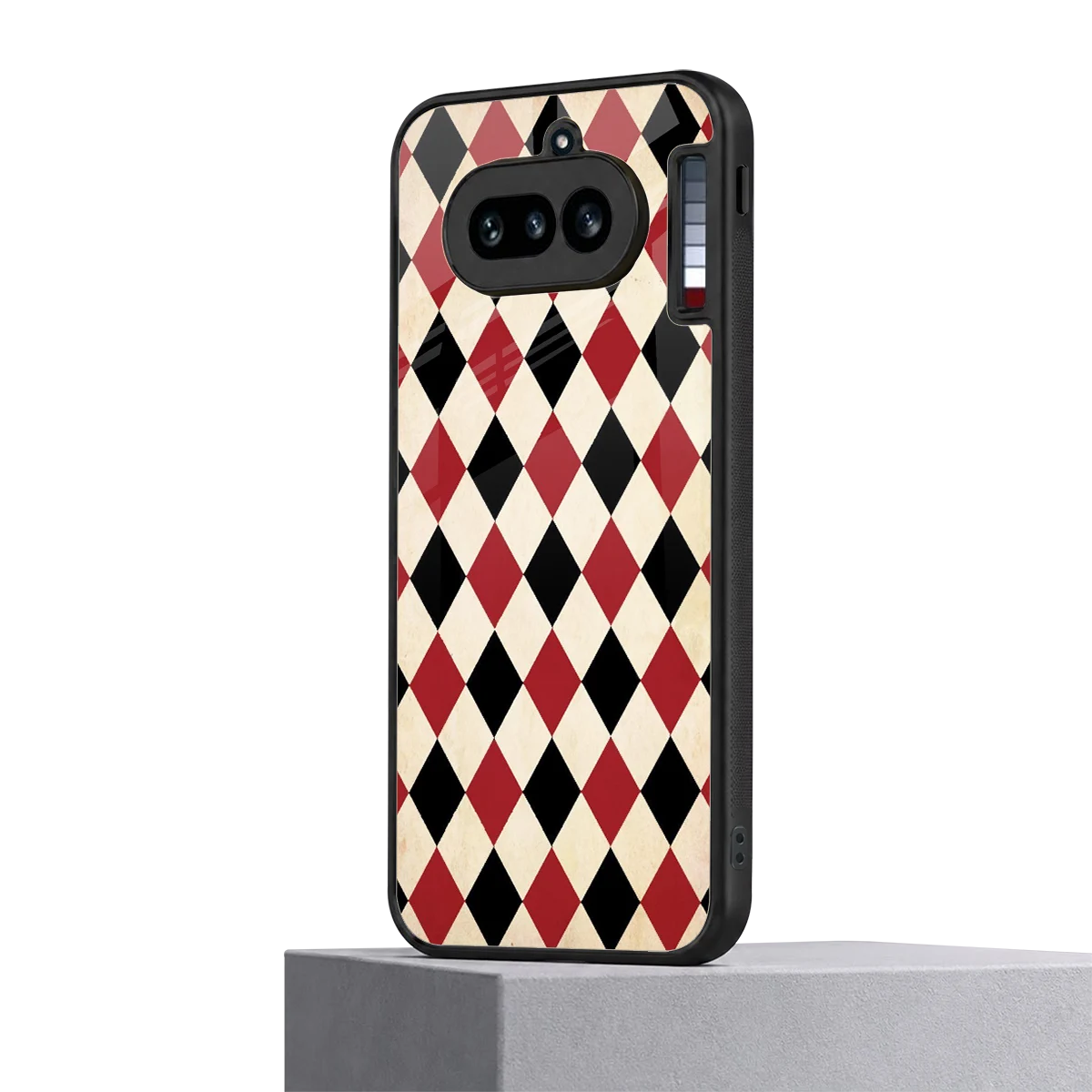 Crimson Edge nothing phone 4a mobile cover | shockproof glass phone case