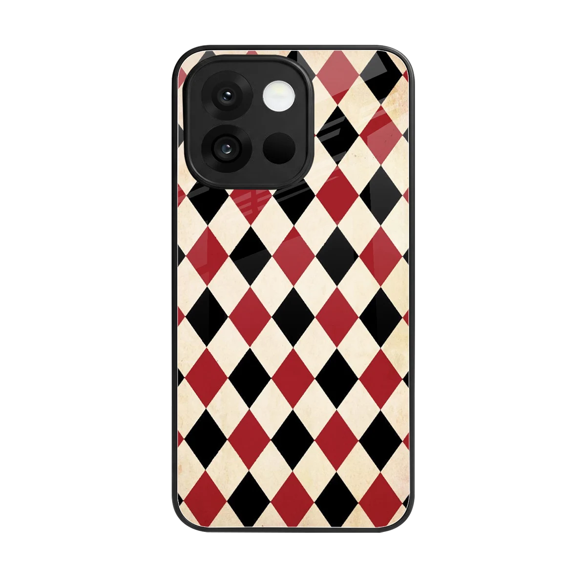 Crimson Edge back phone cover | glass case for oneplus 13s