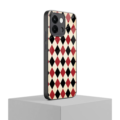 Crimson Edge oneplus 13s mobile cover | shockproof glass phone case