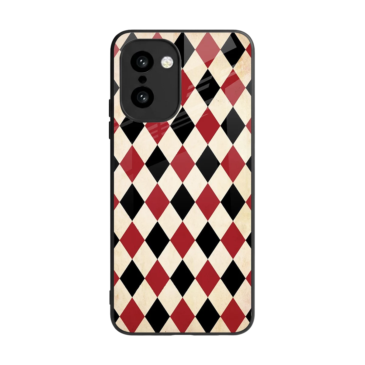 Crimson Edge back phone cover | glass case for oneplus 15r