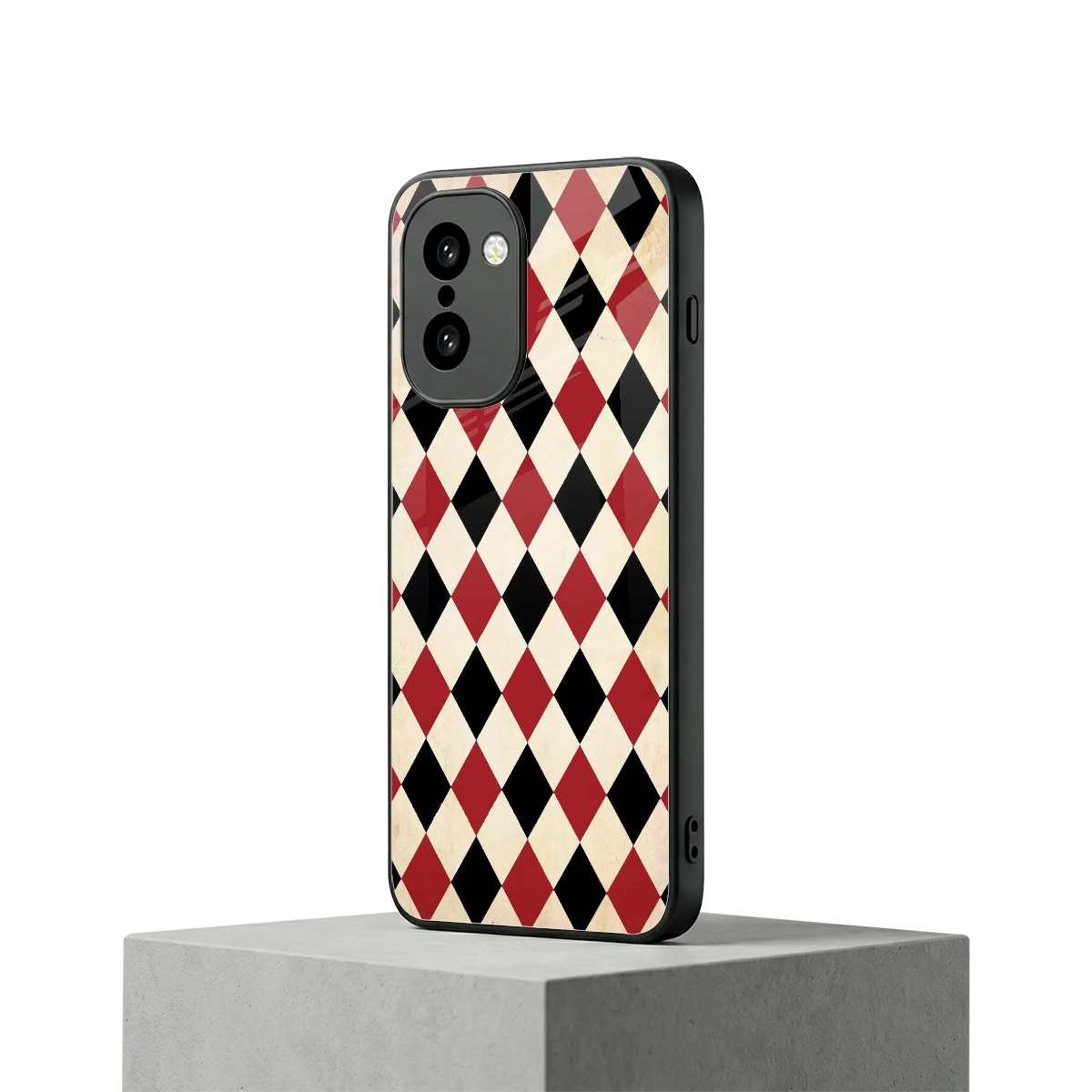 Crimson Edge oneplus 15r mobile cover | shockproof glass phone case