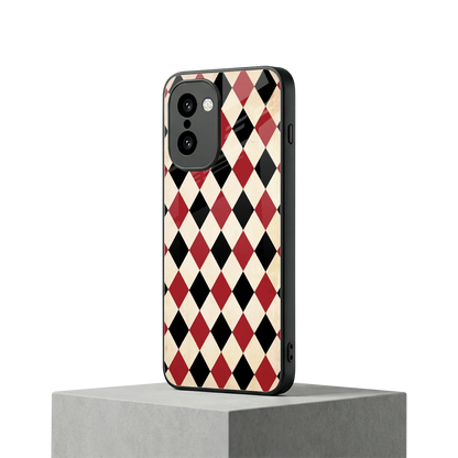 Crimson Edge oneplus 15r mobile cover | shockproof glass phone case