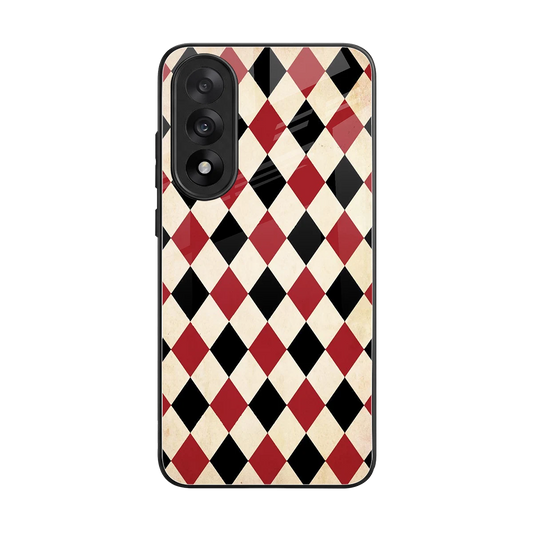 Crimson Edge back phone cover | glass case for oneplus nord 5