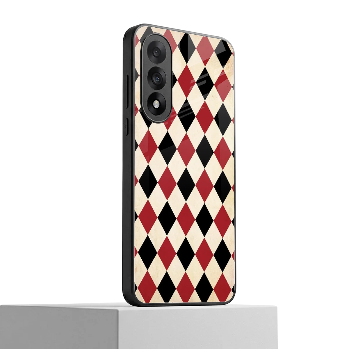 Crimson Edge oneplus nord 5 mobile cover | shockproof glass phone case