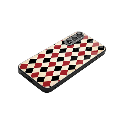 Crimson Edge stylish phone case for oneplus nord 5 | glossy glass and slim fit