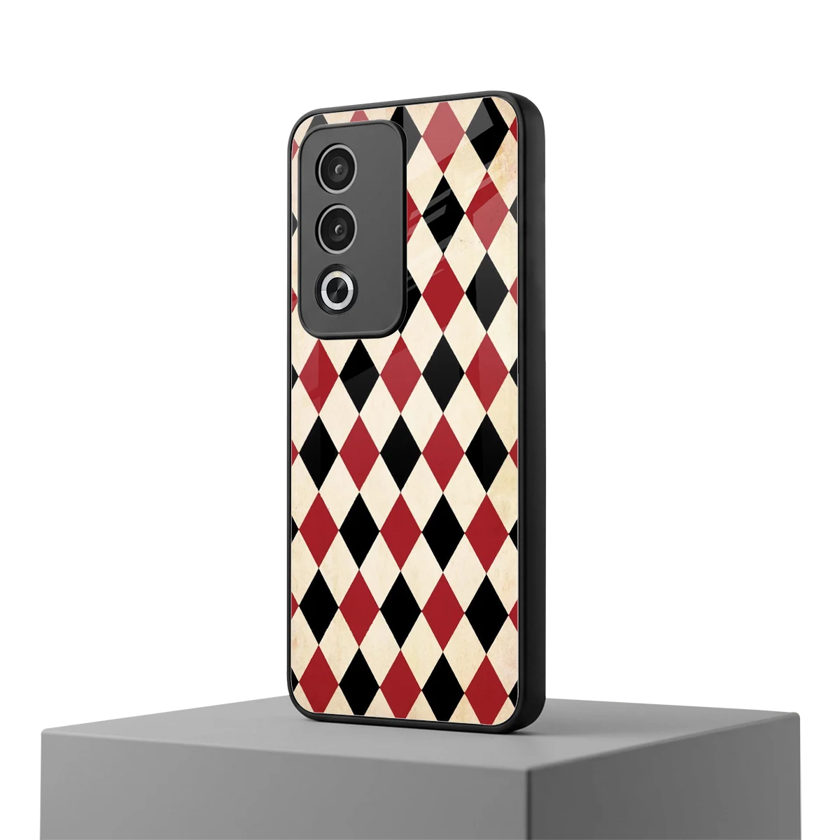 Crimson Edge oppo a3 pro mobile cover | shockproof glass phone case