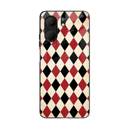 Crimson Edge back phone cover | glass case for oppo a5x 5g