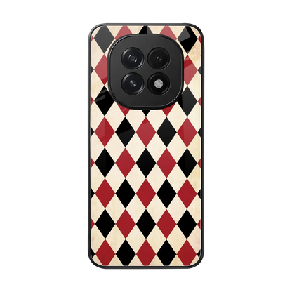 Crimson Edge back phone cover | glass case for oppo f29 5g
