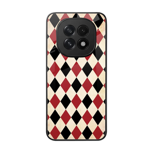 Crimson Edge back phone cover | glass case for oppo f29 5g