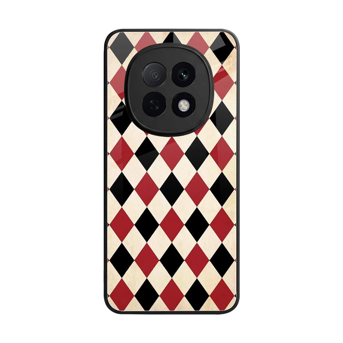 Crimson Edge back phone cover | glass case for oppo f29 pro 5g