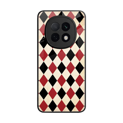 Crimson Edge back phone cover | glass case for oppo f29 pro 5g