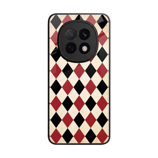 Crimson Edge back phone cover | glass case for oppo f29 pro 5g