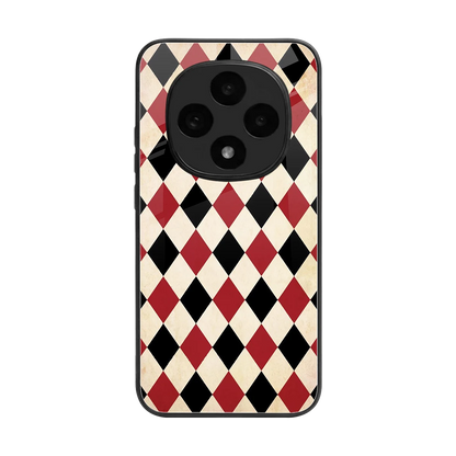 Crimson Edge back phone cover | glass case for oppo f31 pro 5g