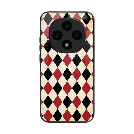 Crimson Edge back phone cover | glass case for oppo f31 pro 5g