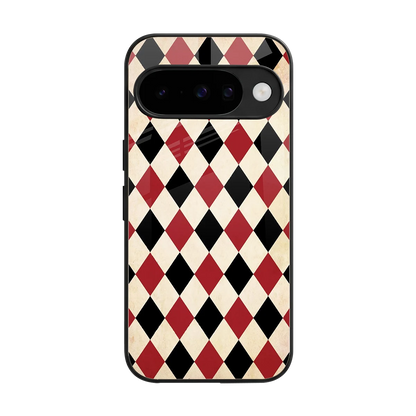 Crimson Edge back phone cover | glass case for google pixel 10