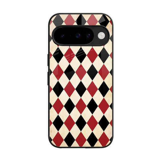 Crimson Edge back phone cover | glass case for google pixel 10