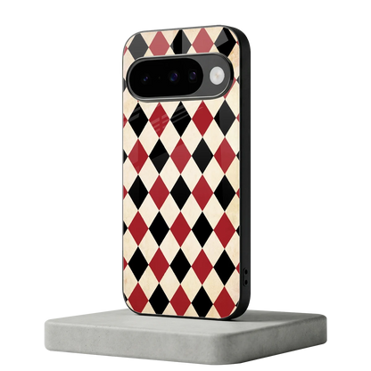 Crimson Edge google pixel 10 mobile cover | shockproof glass phone case