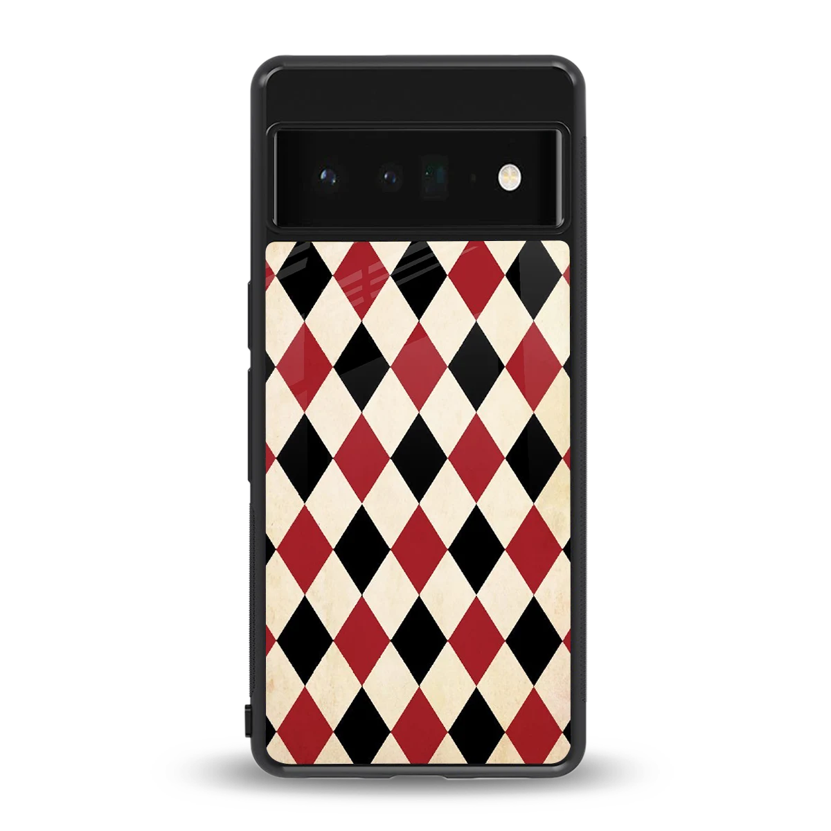 Crimson Edge back phone cover | glass case for google pixel 6 pro