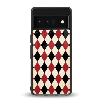 Crimson Edge back phone cover | glass case for google pixel 6 pro