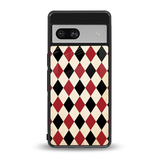 Crimson Edge back phone cover | glass case for google pixel 7