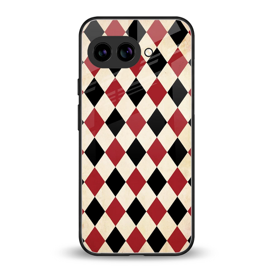 Crimson Edge back phone cover | glass case for google pixel 10a