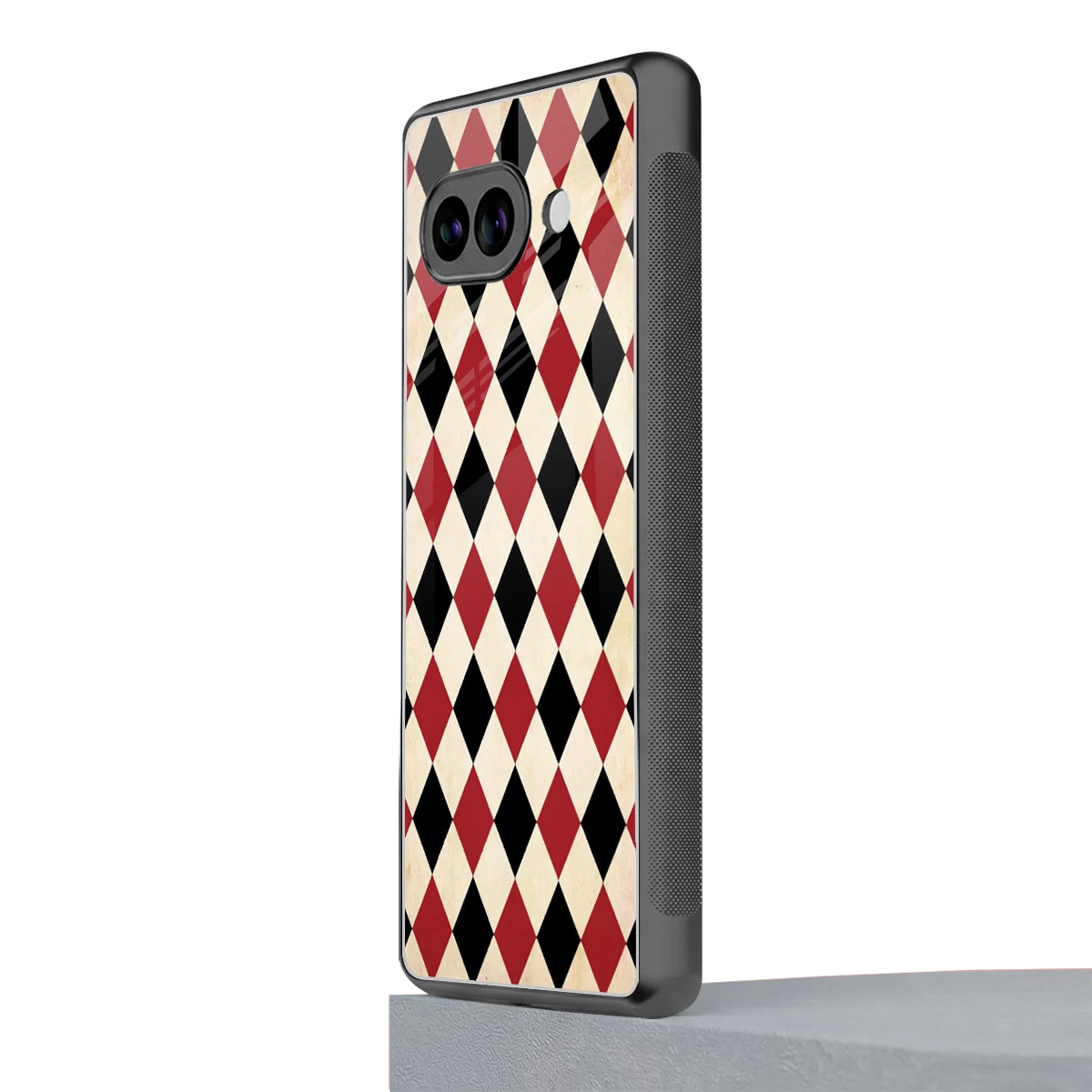 Crimson Edge google pixel 10a mobile cover | shockproof glass phone case